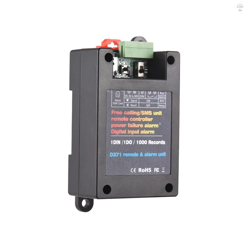 Hilivn) Công tắc rơle mở cổng GSM Bộ điều khiển từ xa 2G Cuộc gọi điện thoại SMS Công tắc báo động tắt nguồn Báo động đầu vào cho hàng rào Rèm cửa nhà để xe có khe cắm SIM DC 9V đến 36V — ảnh 1