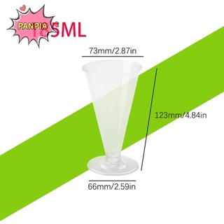 Pnpia 10 Chiếc Dùng Một Lần Mousse Bánh Cup Pudding Trong Suốt Món Tráng Miệng Cốc Mousse Thạch Món Tráng Miệng Sữa Chua Đảng Bánh Cốc Nhựa Boutique
