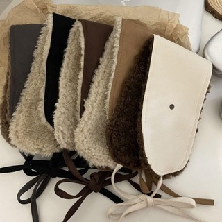 Bịt tai sang trọng POCKETN, Máy sưởi tai mềm ấm áp mùa đông, Nút tai lông cừu / Chamois Bảo vệ lạnh