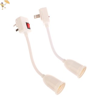 [GOU] Đế đèn E27 Ổ cắm đèn tường uốn cong linh hoạt Bộ chuyển đổi phích cắm Bóng đèn mở rộng Giá đỡ VN