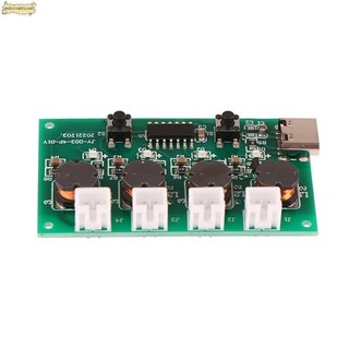 Vườn DC5V Type-C Máy Tạo Độ Ẩm DIY Bộ Dụng Cụ Máy Phun Sương Trình Điều Khiển Bảng Mạch 4 Máy Phun Sương Hóa Phim Tấm Oscillag Mô Đun Mới