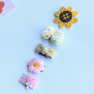 5 Cái / gói Thú Cưng Dễ Thương Phụ Kiện Tóc Chó Kẹp Tóc Teddy Yorkshire Kẹp Tóc Thú Cưng BB Kẹp