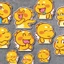 50 Nhãn Dán Qoobee chống nước sticker dán laptop, điện thoại, đàn guitar