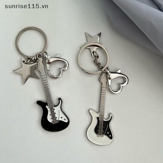Srvn Y2k Guitar Trái Tim Tình Yêu Ngôi Sao Móc Chìa Khóa Cho Nữ Ngọt Ngào Thoáng Mát Xu Hướng Thời Trang Mặt Dây Chuyền Vintage Thẩm Mỹ Phụ Kiện Quà Tặng Mới.