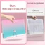Túi đựng tài liệu A4 GREAT, Túi đựng nội tạng thư mục phong bì màu Gradient, Túi đựng hồ sơ giấy chống nước dung tích lớn nhiều lớp dành cho sinh viên và nhân viên văn phòng