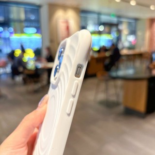 Ốp điện thoại Tpu từ tính hình khuyên sóng cho IPhone 16 15 15pro Max 13 Mini 14 14pro 14max 12 11 Pro Max IX XR SE2 Plus Bìa mềm p2
