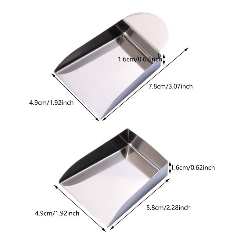 Muỗng bột trang sức bằng kim loại - Dụng cụ vệ sinh hiệu quả cho xưởng trang sức