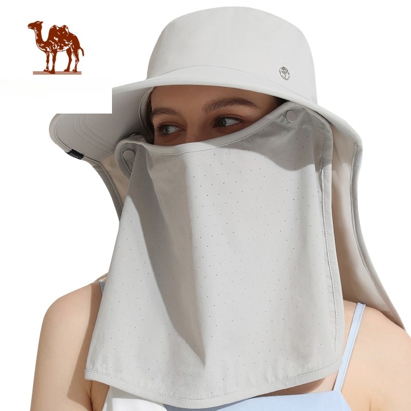 Ảnh Mũ tai bèo CAMEL CROWN chống nắng bảo vệ toàn diện cổ tròn cho hoạt động ngoàI trờI 1