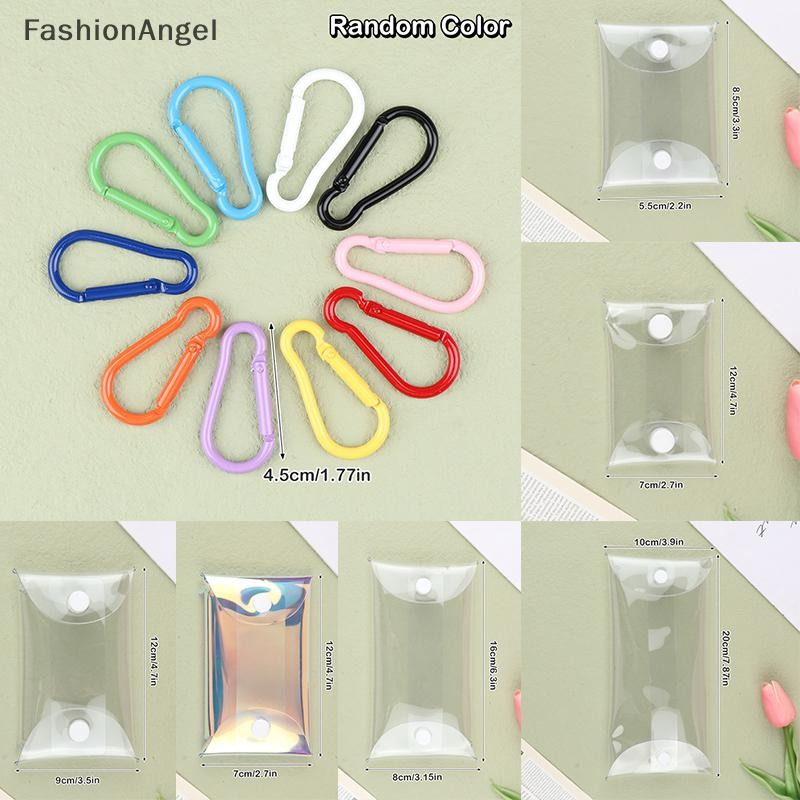 FashionAngel Anime Búp Bê Hiển Thị Túi Đựng Tiền Xu Trong Suốt Móc Khóa Mặt Dây Chuyền Túi Vuông Người Tổ Chức Chìa Khóa Son Môi Tai Nghe Túi Bảo Quản VN
