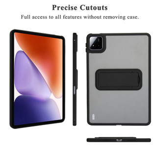 Ốp lưng chống uốn mờ mờ mờ cho Xiaomi Pad 6S pro 12.4 inch Pad 5 6 7 pro Redmi Pad SE 11 SE 8.7 4G Vỏ chống sốc có thể điều chỉnh