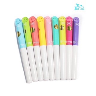 Bút máy mực luyện chữ kim tinh Ánh Dương SH056 mặt cười, mực Queen, mực Hồng Hà.