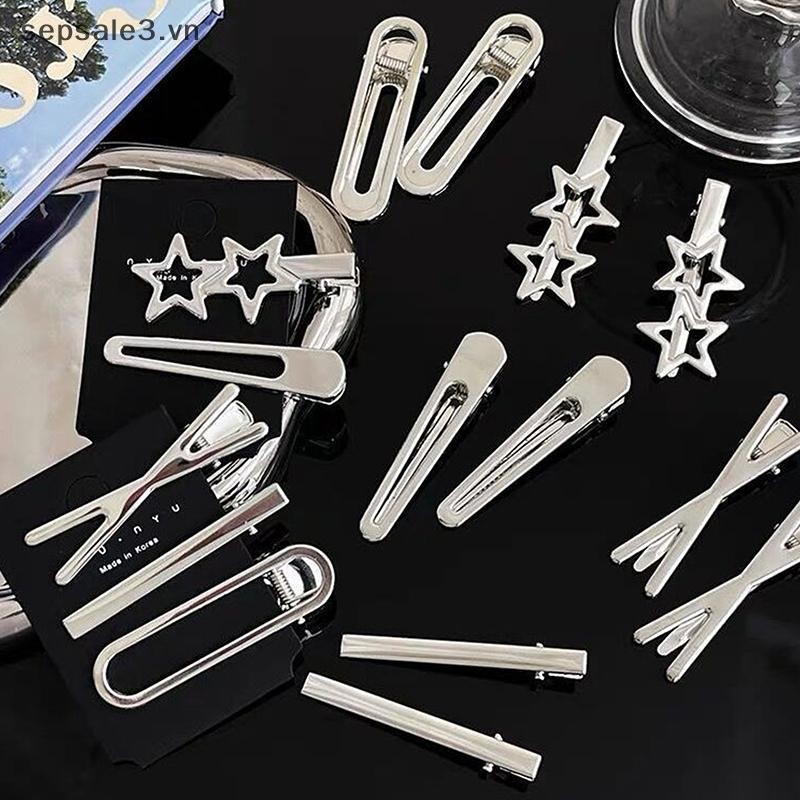 # Vn # 3 Kẹp Tóc Kim Loại Thời Trang Ngọt Ngào Chống Trượt Kẹp Tóc Hình Học Rỗng Kẹp Tóc Nữ Barrettte.
