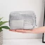 Túi đựng mỹ phẩm FAVORITEGOODS, có dây kéo Túi đựng đồ cầm tay, Túi giặt vệ sinh bằng lưới đa năng thông thường Du lịch