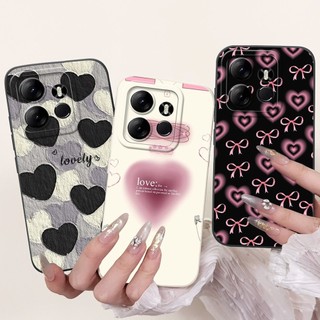 Ốp Mềm Cho Tecno Spark Go 2023 BF7n Vỏ Trái Tim Tình Yêu Dễ Thương Hoạt Hình Silicon Chống Sốc Ốp Lưng Cho Tecno Pop 7 Pop7 Pro BF7 Capa