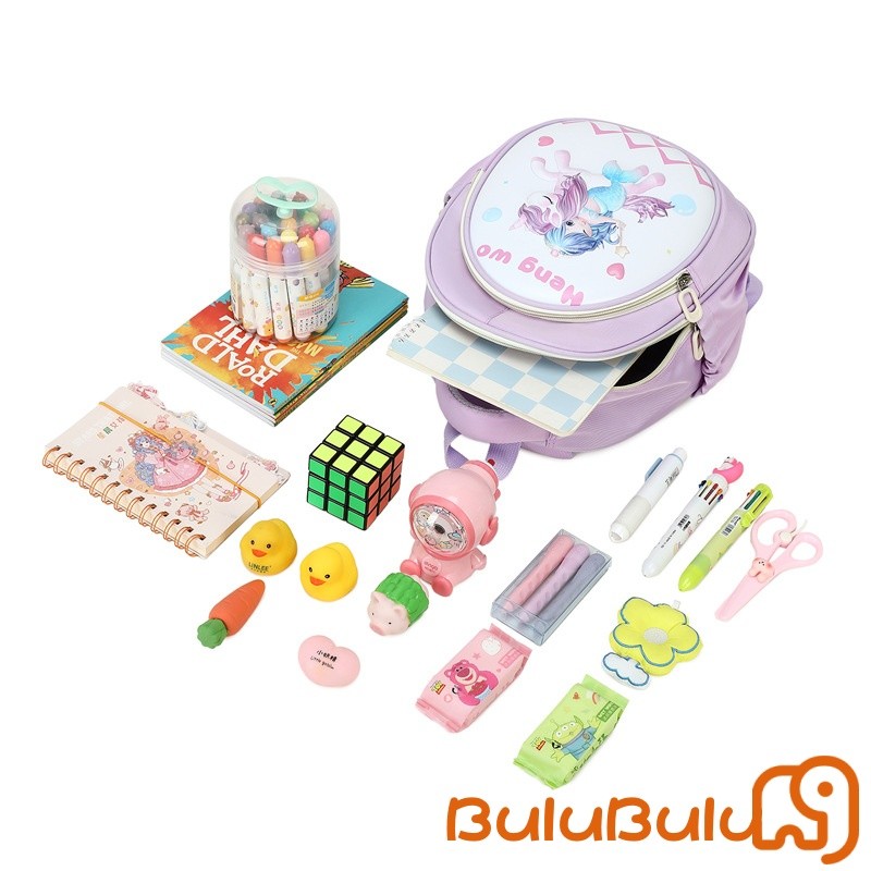 balo cho bé màm non Kawaii Phim hoạt hình khủng long vỏ trứng Ba lô đi học cho bé trai bé gái 3-6 tuổi