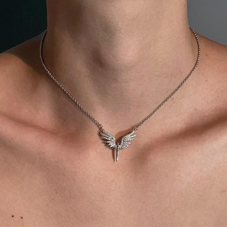Dây chuyền nam cá tính đính đá, phụ kiện nam