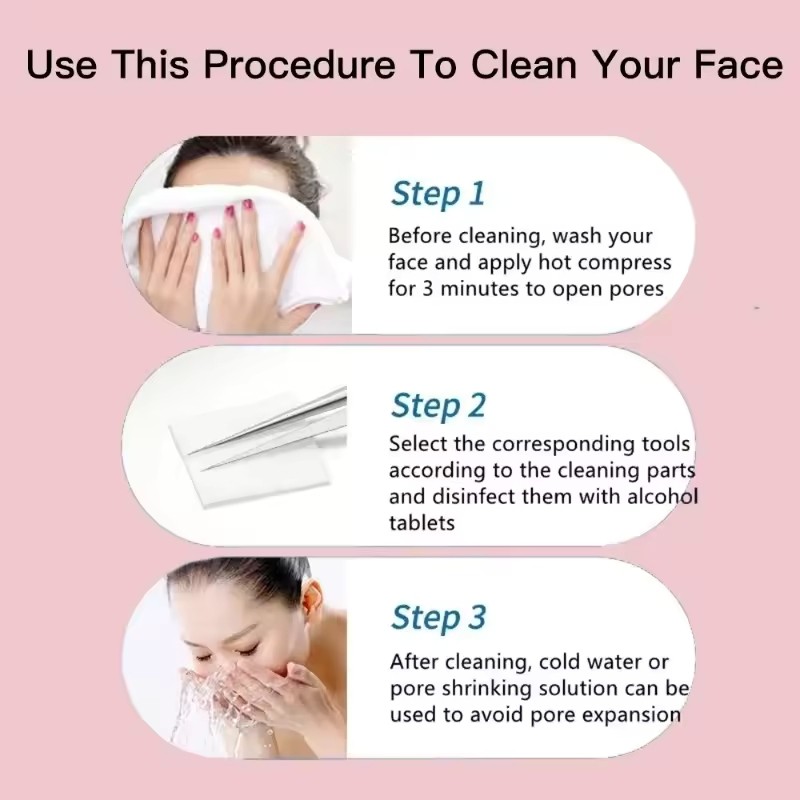1 / 2 Salon Chăm Sóc Sắc Đẹp Đức Ultra - Fine No. Dụng cụ làm sạch nhíp mụn đầu đen 5 Cell