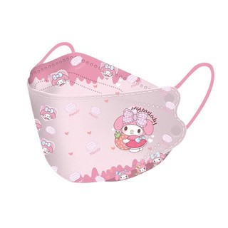 50 CÁI KF94 Mặt nạ trẻ em 4ply Sanrio Kuromi Mặt nạ hoạt hình trẻ em Mặt nạ 3d chính hãng Mặt nạ âm thanh nổi