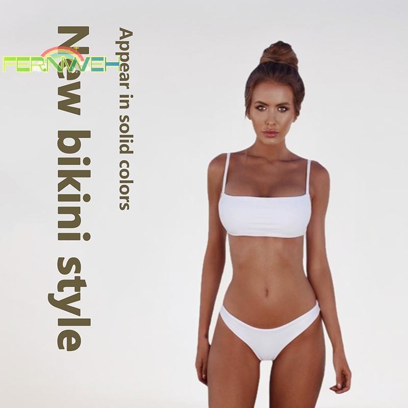 [Fernweh] Bộ Bikini gợi cảm mới chắc chắn Bộ đồ bơi nữ Bộ đồ bơi thời trang Đồ bơi hai mảnh Bộ đồ tắm nữ Biquini XL [MỚI]