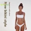Bộ Bikini gợi cảm mới chắc chắn Bộ đồ bơi nữ Bộ đồ bơi thời trang Đồ bơi hai mảnh Bộ đồ tắm nữ Biquini XL [MỚI]