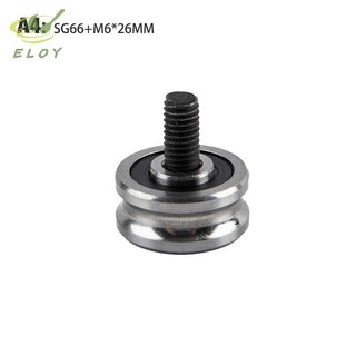 [MAO] SG15 SG20 SG25 SG66 + M5 M6 M8 Vòng bi ròng rọc thép vít Hướng dẫn theo dõi Con lăn VN
