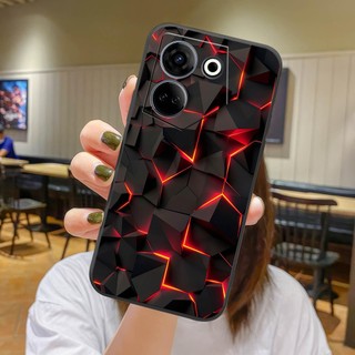 ốp lưng tecno camon 20 - 20 pro 4g - in hình họa tiết đường kẻ nhựa dẻo tpu bảo vệ camera chống sốc vstore