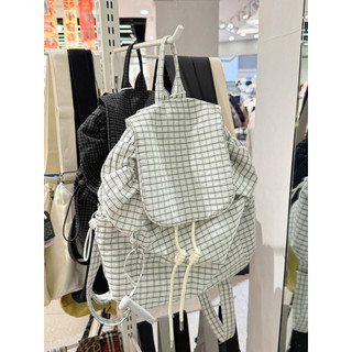 2026 Phong Cách Hàn Quốc Nhẹ Nylon Rip-Stop Dây Rút Thời Trang Đi Lại Ba Lô Phù Hợp Với