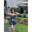 Set jean 2 dây viền tua dua hot hit BYJOLIE