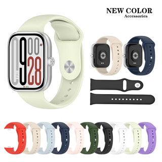Dành Cho Redmi Watch 6 / 5 / 4 Dây Đeo Silicon Thể Thao Ngoài Trời Cho Xiaomi Mi Band 8 9 Pro Vòng Tay Thay Thế