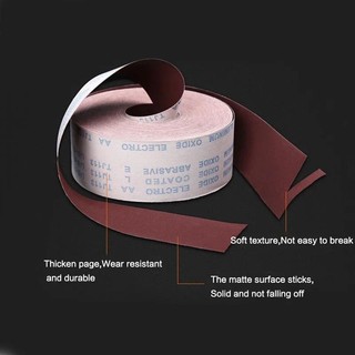 Giấy nhám giấy nhám cuộn giấy nhám 5 mét dùng cho dụng cụ đánh bóng mài 80 / 100 / 120 / 150 / 180 / 240 / 320 / 400 / 600 Grit