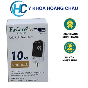 Que thử Axit Uric (gout) dành cho Máy đo đa năng Facare 5 trong 1 FC-M168 (Date xa)