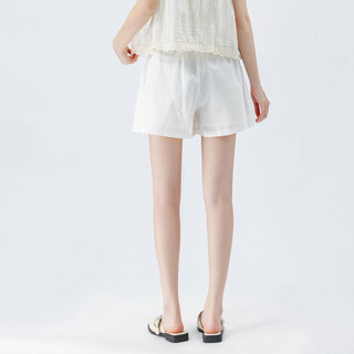 [MIZIQI] Quần short lưng co giãn màu trơn, Quần short chống chói đơn giản dành cho nữ