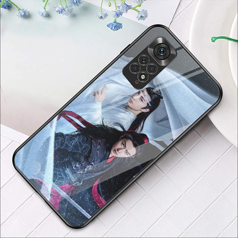 Ốp điện thoại kính cường lực Lan Zhan Wuxian chưa được thuần hóa cho Xiaomi Redmi Note 13 pro plus 12 4G 11 10 5G 9