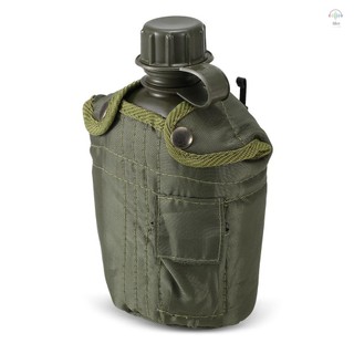 Hilivn) 1L Ngoài Trời Quân Sự Căng Tin Chai Cắm Trại Đi Bộ Đường Dài Ba Lô Sinh Tồn Bình Nước Ấm Siêu Tốc Có Nắp