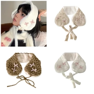 Mya Bowknot Đan Earmuffs Dành Cho Nữ Và Bé Gái Lớp Lót Mềm Có Thể Điều Chỉnh Mùa Đông Bao Tai Cho Mùa Đông Sử Dụng Ngoài Trời