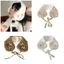 Mya Bowknot Đan Earmuffs Dành Cho Nữ Và Bé Gái Lớp Lót Mềm Có Thể Điều Chỉnh Mùa Đông Bao Tai Cho Mùa Đông Sử Dụng Ngoài Trời
