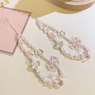 [GOU] Dây đeo điện thoại hình gấu hồng Hàn Quốc Dây đeo quyến rũ Dây buộc điện thoại di động Móc khóa Túi xách nữ Túi xách nữ Mặt dây chuyền máy ảnh cho ốp lưng VN