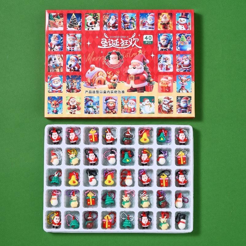 Đồ chơi Hidden box hộp mù Noel quà giáng sinh 40 món bí mật túi mù Noel ...