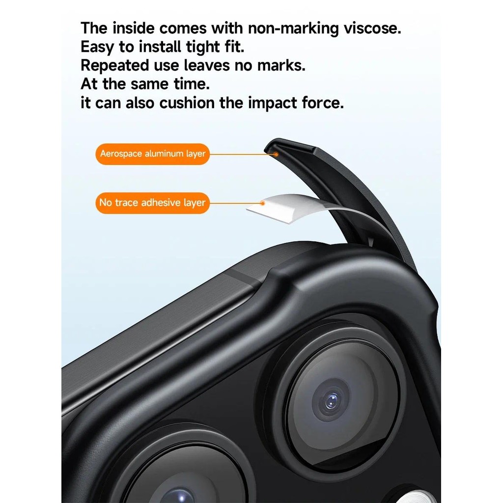 Arc Pulse Phong Cách Bảo Vệ Bốn Góc Không Biên Giới Nhôm Kim Loại Ốp Lưng Điện Thoại Cho iPhone 17 16 15 14 13 Pro Max Plus