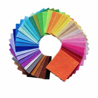 ORDOBOX 40 Chiếc Vải Không Dệt, Tấm Vải Nỉ Vuông Thủ Công, Chất Lượng Cao Bền Nhiều Màu Sắc Dày 1 Mm Handmade Fabri May Thủ Công DIY Craft
