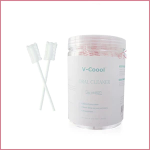 Que gạc rơ lưỡi Vcoool cho bé sơ sinh, hộp 30 que rơ lưỡi vệ sinh răng miệng cho bé