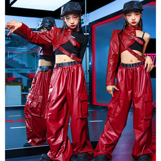 Đồ đồ nhảy hiện đại đồ nhảy cho bé gái  Hip-Hop Tay Ngắn Phù Hợp Với Hip-Hop Trang Phục Khiêu Vũ Bé Gái  Jazz Dance Rời Phù Hợp Với