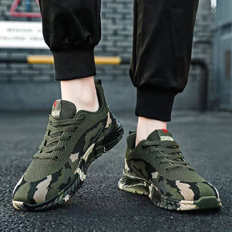 Giày Nam Thể Thao Họa Tiết Camouflage Cho Mọi Hoạt Động