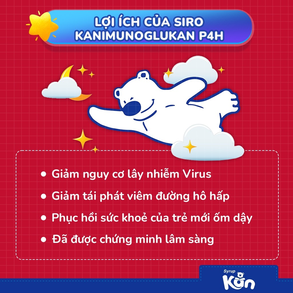Ảnh Combo 2 Siro Kan ImunoGlukan hỗ trợ miễn dịch nâng cao sức đề kháng cho bé - chai 120ml 3
