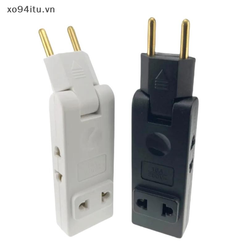 Xoitu 4 Trong 1 Ổ Cắm Tường Nối Dài EU Ổ Cắm 180 Độ Cắm Adapter Du Lịch Aadapter Di Động Power Chuyển Đổi VN
