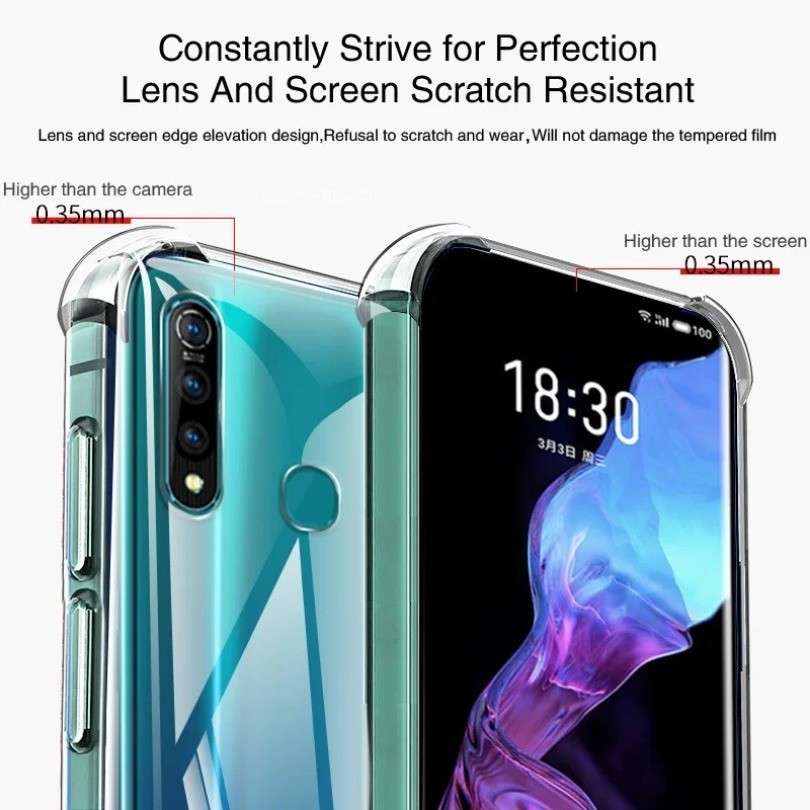 Sang Trọng Mềm Cao Cấp Chất Lượng Cao Ốp lưng VIVO Z5 Z5i Z5X 2019 2020 Coque Túi Khí Chống Sốc Ốp Lưng Silicon Mỏng Funda Nhà Ở