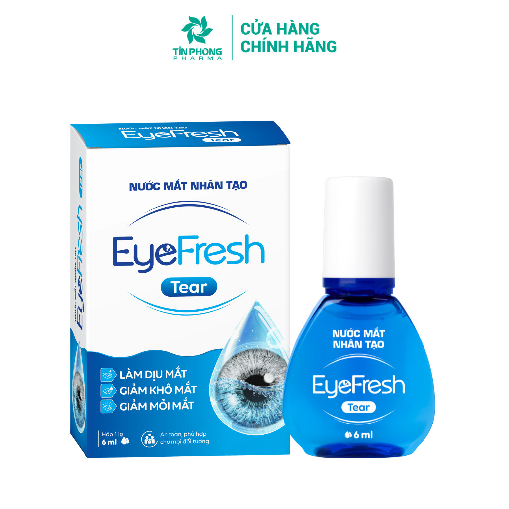 Ảnh Nước Mắt Nhân Tạo EyeFresh Hỗ Trợ Giảm Khô Mắt, Mỏi Mắt, Nhức Mắt Lọ 6ml 1