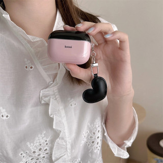 Màu hồng đen + Mặt dây chuyền tình yêu cho AirPods 1 / 2 3 Pro Pro Pro2 pro3 Airpod4 ❈ ❈ ❈ ❈ ❈ ❈ ❈ ❈ ❈ ❈ AirPods Pro i3 i4 pro3 ❈ ❈ ❈ ❈ ❈ ❈ ❈