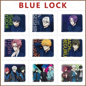 YT2 BLUE LOCK Hoạt Hình Anime Da PU Ví Ngắn Sinh Viên Ví Đựng Tiền Xu Isagi Yoichi In Túi Đựng Thẻ TY2