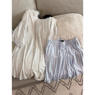M-4XL Bộ Đồ Ngủ Kích Thước Lớn Nữ Có Miếng Lót Ngực 2025 Bộ Đồ Ngủ Quần Short Tay Ngắn Bộ Đồ Ngủ Nữ Mùa Hè Áo Chui Đầu Hoạt Hình Thoáng Mát Homewear Phù Hợp Với Kích Thước Lớn Quần Áo Nữ
